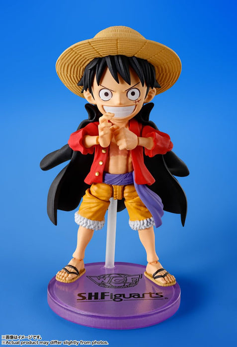 Bandai Spirits World Sammelfigur One Piece Monkey D. Luffy, 75 mm, beweglich