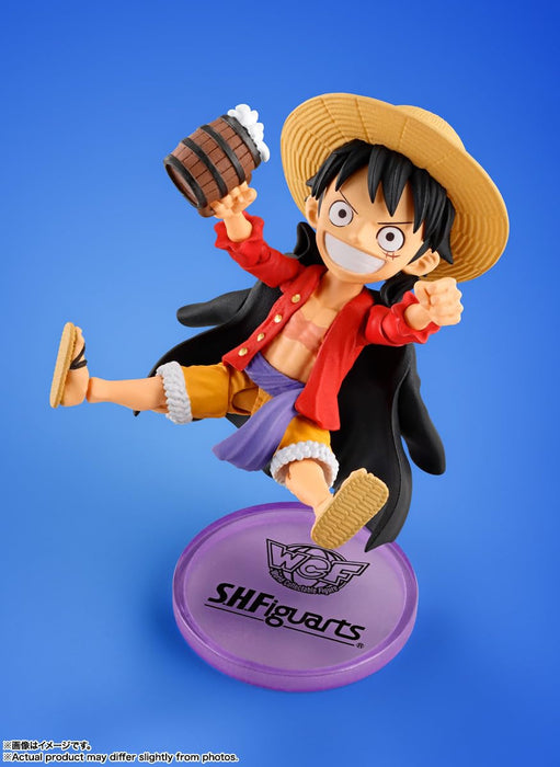 Bandai Spirits World Collectible One Piece Figure Monkey D. Luffy 75mm Movable