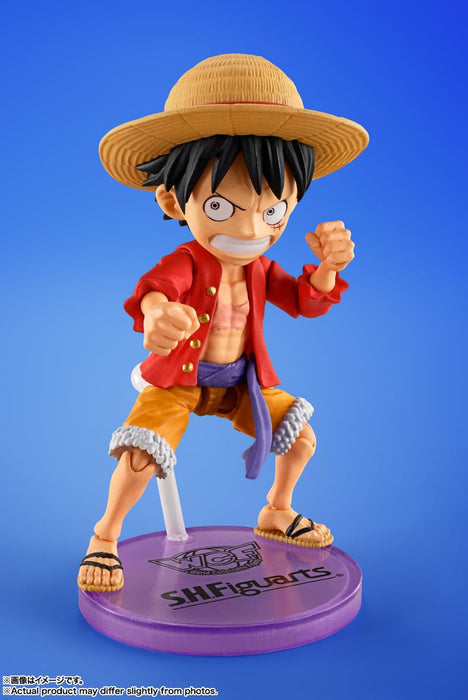 Bandai Spirits World Collectible One Piece Figure Monkey D. Luffy 75mm Movable