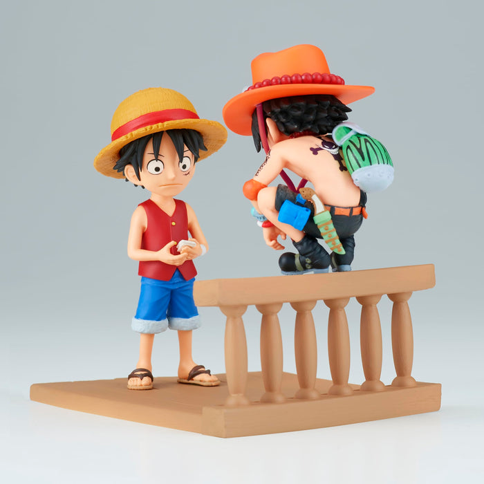 Banpresto One Piece Luffy & Ace Figures - Bandai Spirits World Collectible