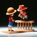 Banpresto One Piece Luffy & Ace Figures - Bandai Spirits World Collectible