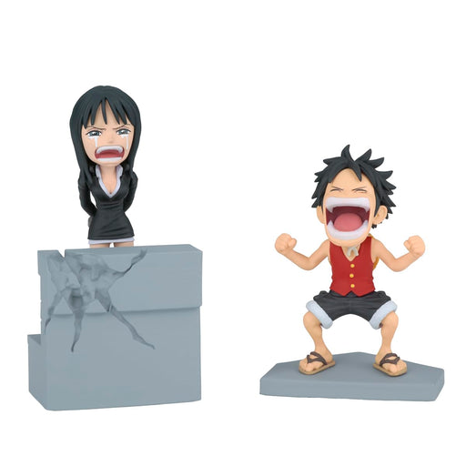 Banpresto One Piece Log Story Figure: Monkey D. Luffy & Nico Robin Collectible