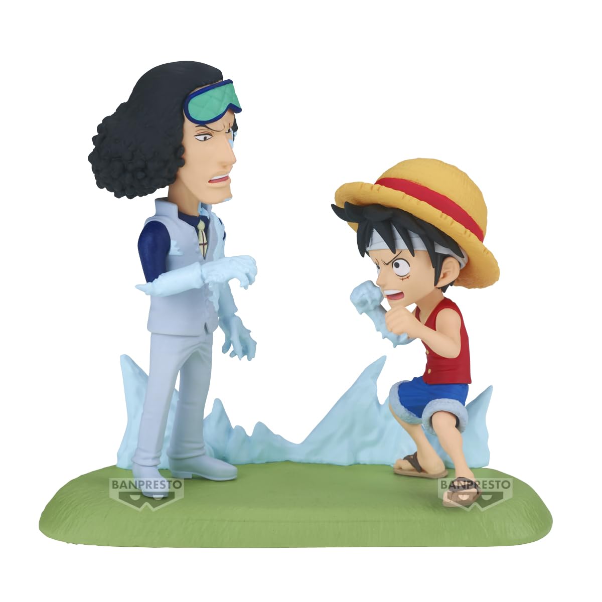 Banpresto One Piece Luffy Vs Kuzan 9cm Action Figure Multicolor For Anime Fans