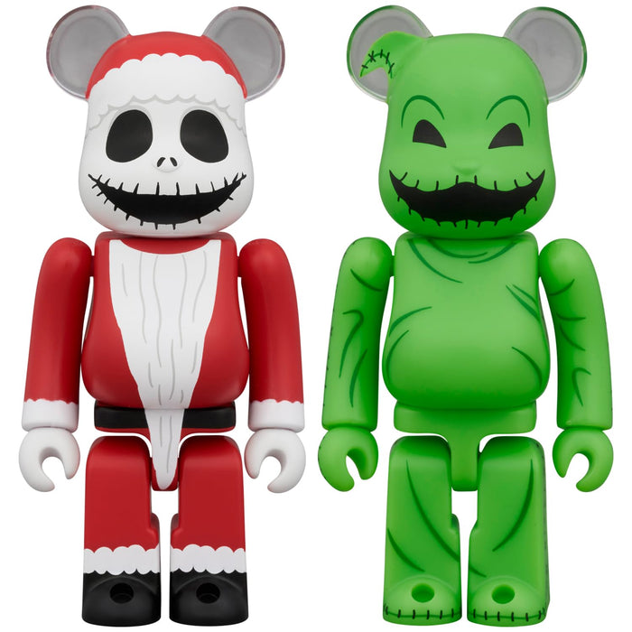 Medicom Toy BeRbrick The Nightmare Before Christmas Santa Jack Oogie Boogie Set