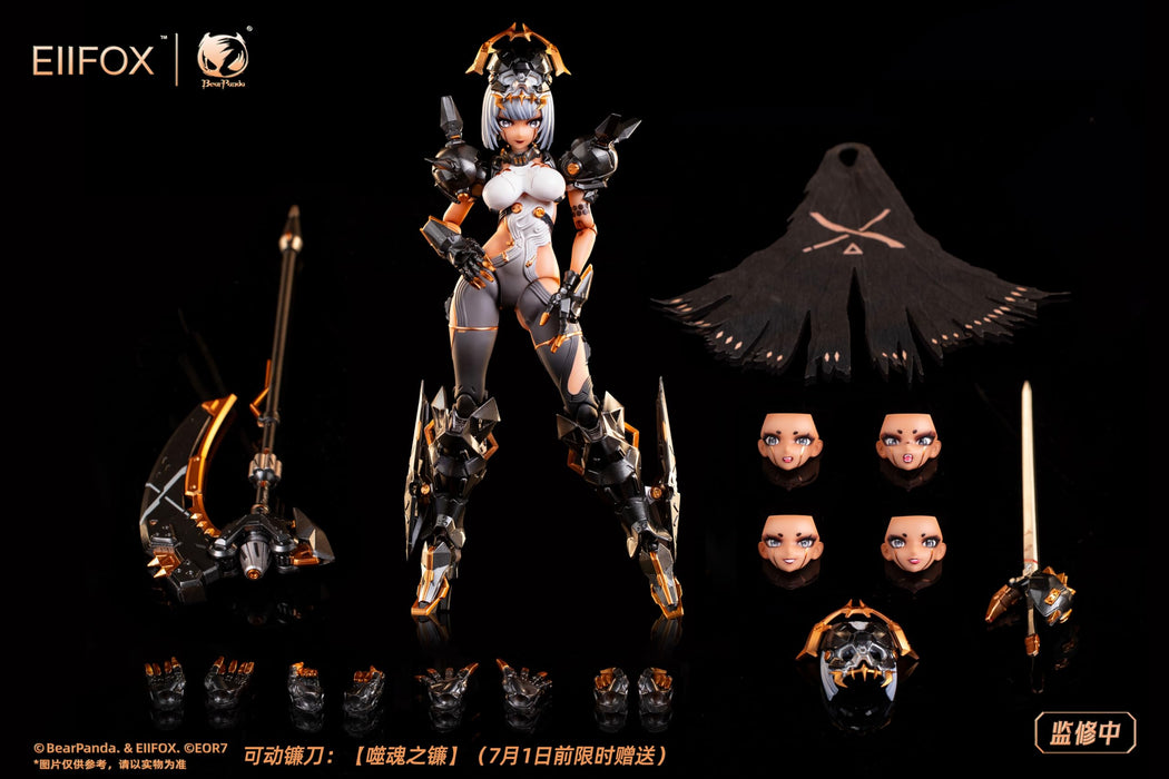 Bear Panda X Eiifox Eor7 1/12 Scale PVC ABS Painted Movable Figure