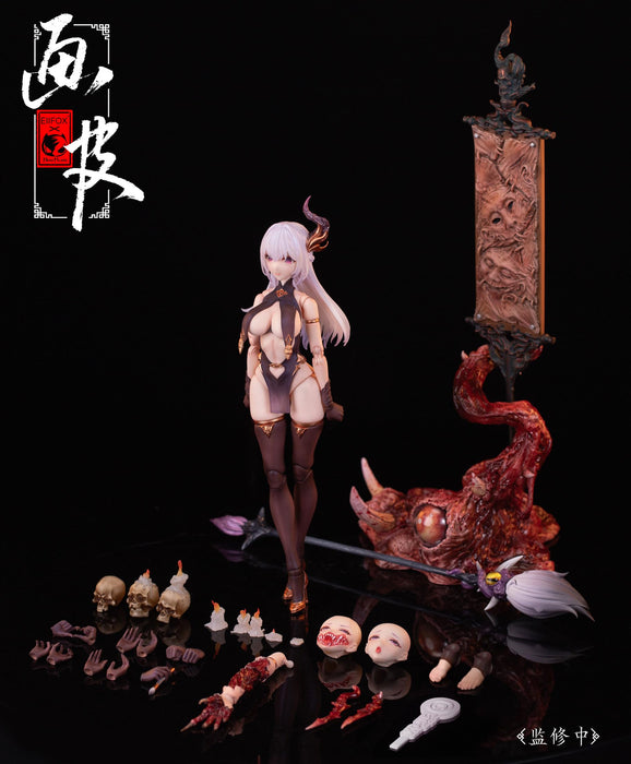 Bear Panda Hanaka Shinki Series Gahi 1/12 Scale Movable Figure PVC ABS