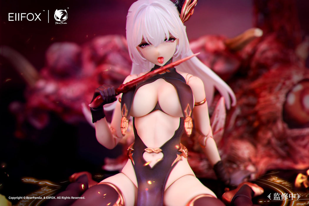 Bear Panda Hanaka Shinki Series Gahi 1/12 Scale Movable Figure PVC ABS