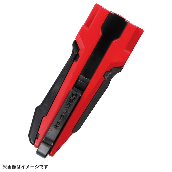 Takara Tomy Beyblade X Bx-30 Custom Grip Version rouge pour des performances améliorées