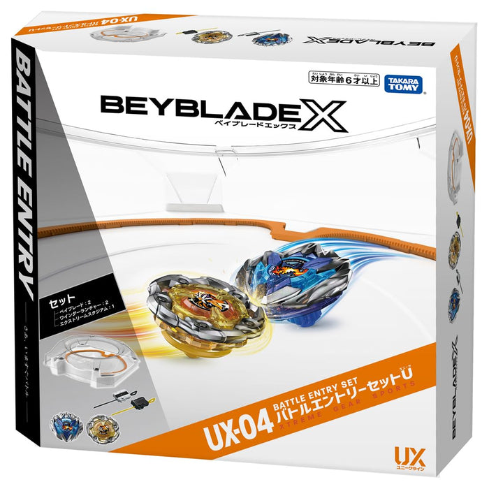 Takara Tomy Beyblade X Ux-04 Battle Entry Set U – Ultimatives Spinning Battle Kit