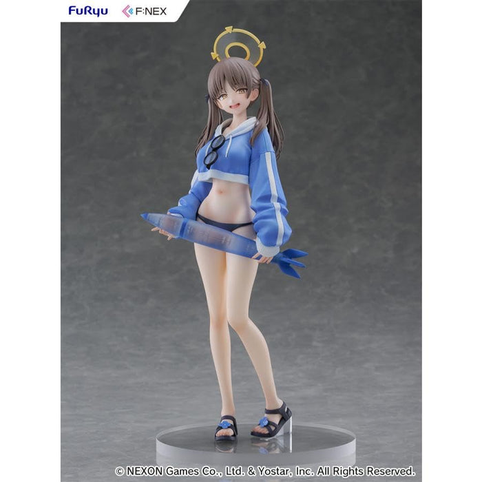Figurine de collection Furyu Blue Archive Moe Swimsuit à l'échelle 1/7