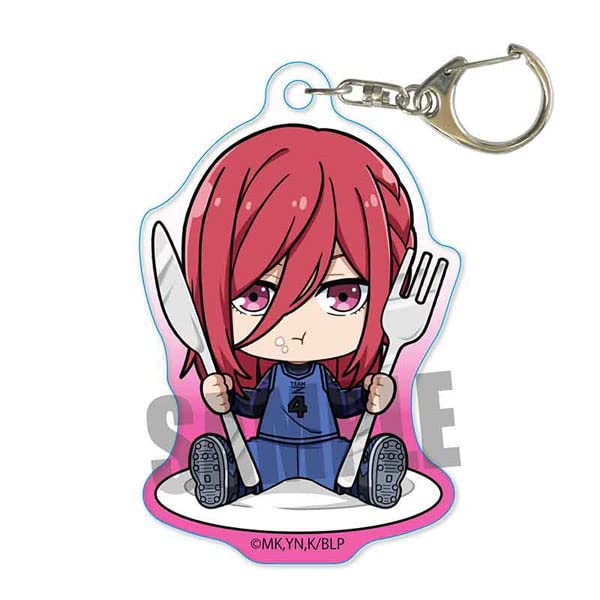 Bell House Blue Lock Chigiri Hyouma Acrylic Keychain Gochi Chara