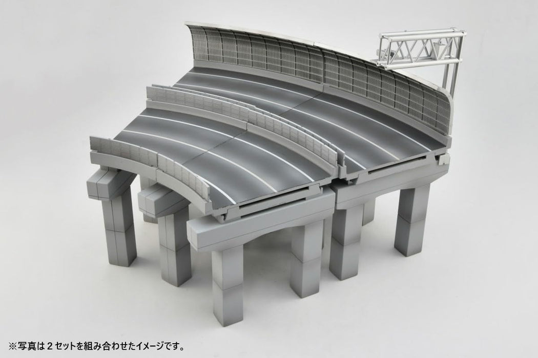 Fournitures de diorama pour ensemble de courbes de l'autoroute Kenkore 187 de Tomytec Building Collection