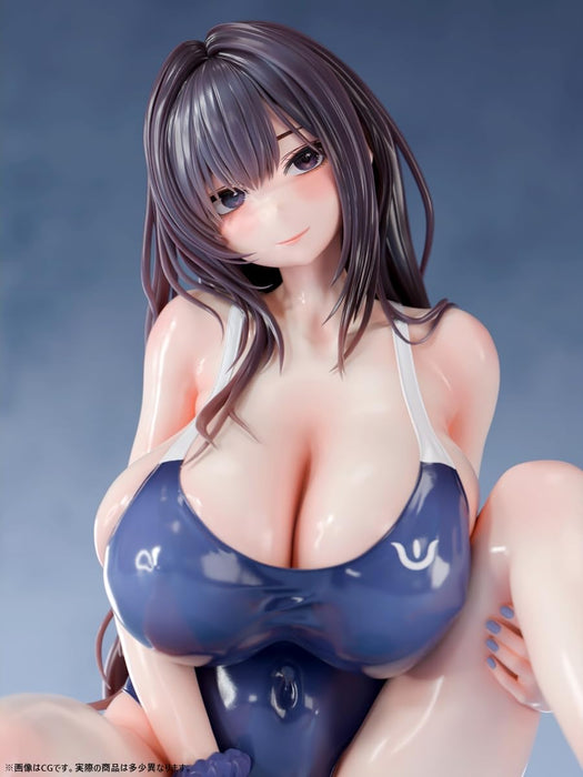 B'Full Busty Housewife Swimming Class Noir 1/6 Scale Painted Figure