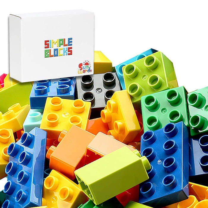 Sunwards Large 500g Block Set Compatible with Duplo High Performance 90 Pieces- Japan Figure Store - #1 Bring To You The Best Japanese Goods