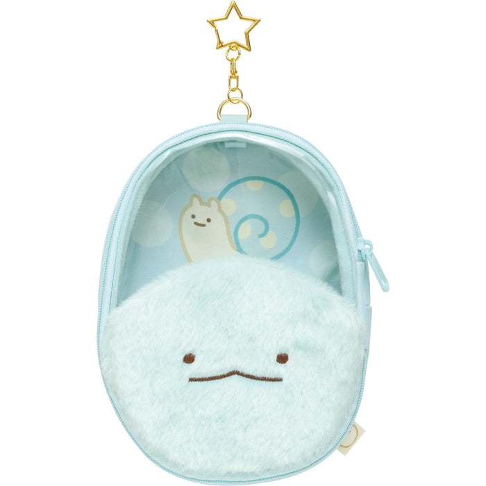 Pochette en peluche lézard Sumikko Gurashi San-X Ca44205 - Rangement mignon et doux