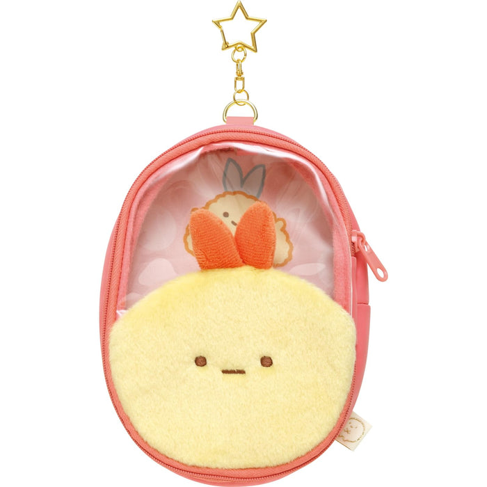 San-X Sumikko Gurashi Fried Shrimp Tail Plush Pouch Ca44206 for Kids