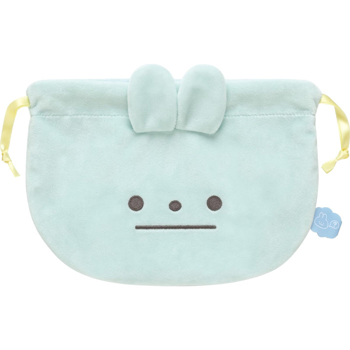 Sac à cordon en peluche San-X Pokantotan - Accessoire portable mignon et doux