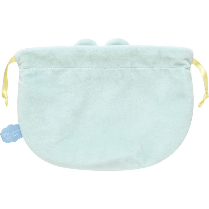 Sac à cordon en peluche San-X Pokantotan - Accessoire portable mignon et doux