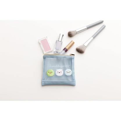 San-X Sumikko Gurashi Mesh Mini Pouch Portable Cute Storage Bag- Japan Figure Store - #1 Bring To You The Best Japanese Goods
