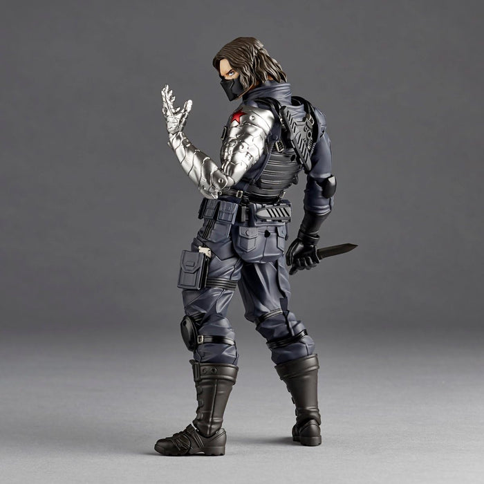 Kaiyodo Amazing Yamaguchi Bucky Barnes Winter Soldier Revoltech Figure