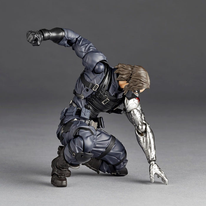 Kaiyodo Amazing Yamaguchi Bucky Barnes Winter Soldier Revoltech Figure