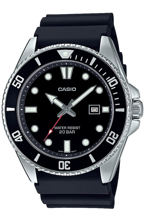 Casio Men's Black Watch MDV-107-1A1Jf - Online Exclusive Model