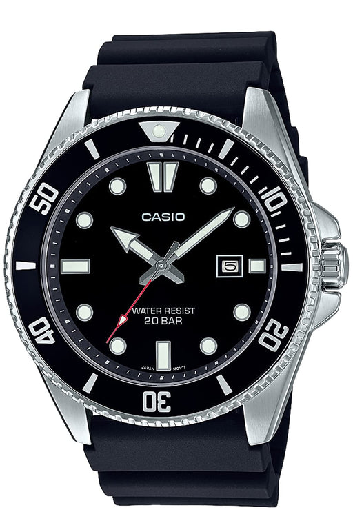 Casio Men's Black Watch MDV-107-1A1Jf - Online Exclusive Model