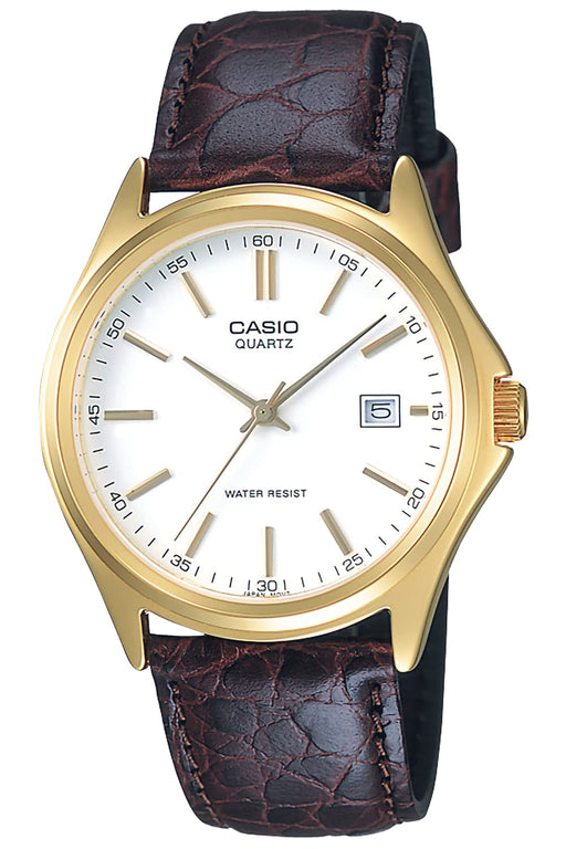 Casio Men's Brown Leather Watch MTP-1183Q-7AJH - Classic Collection