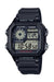 Casio Men's Black AE-1200WH-1AJH Wristwatch - Genuine Collection
