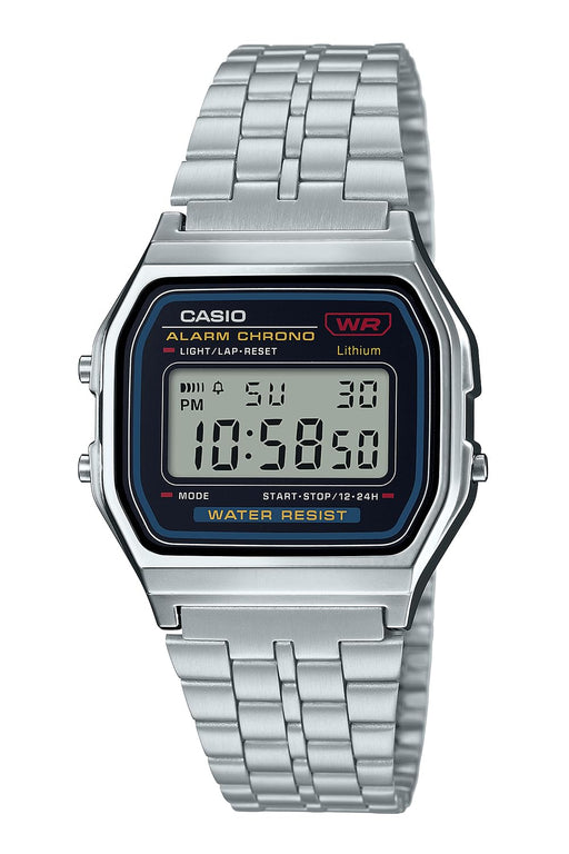 Casio Men's Silver Wristwatch A159Wa-N1Jh Japan Made - Casio Collection