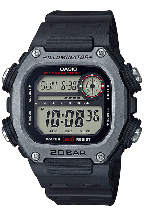 Casio Men's Black DW-291H-1AJF Collection Wristwatch Durable Design