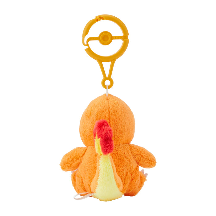 Pokemon Center Charmander Mascot with Carabiner Clip Keychain Accessory