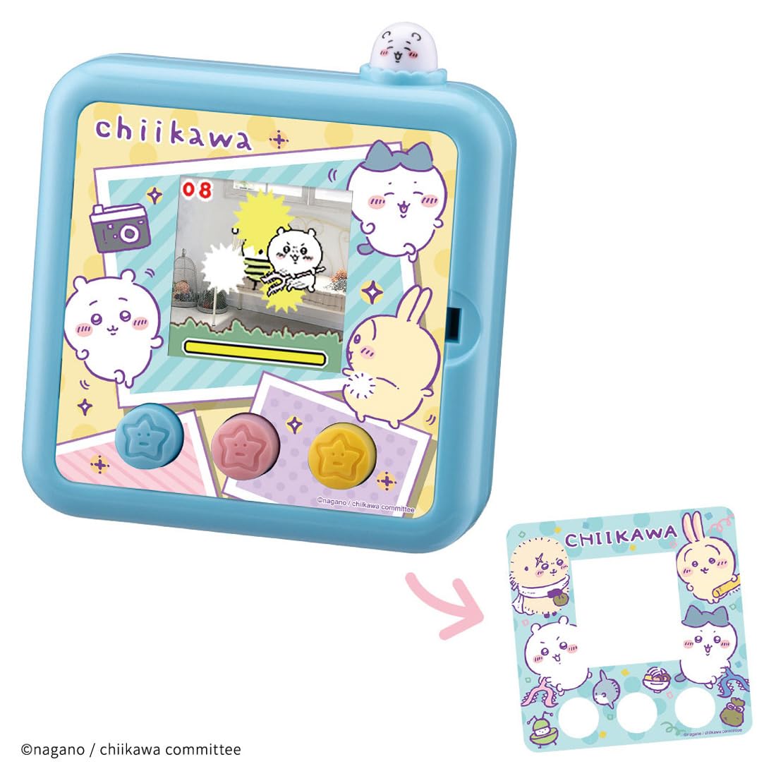 Takara Tomy Chiikawa Blue Kids Digital Camera Fun and Durable