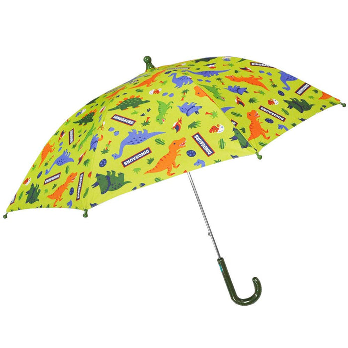 Parapluie Skater Dinosaure pour Garçon 45 cm Protection UV 5-6 Ans Ouverture à la Main 8 Côtes Résistant à la Pluie et au Brillance