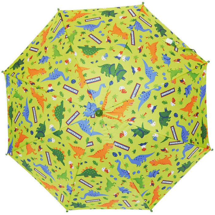 Skater-Regenschirm mit Dinosaurier-Motiv für Jungen, 45 cm, UV-Schutz, Alter 5–6, mit der Hand zu öffnen, 8 Streben, sicher bei Regen und Sonnenschein