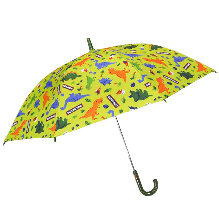 Skater Dinosaur Kids Umbrella 50cm Ages 7-8 UV Protection 8-Rib for Rain & Shine