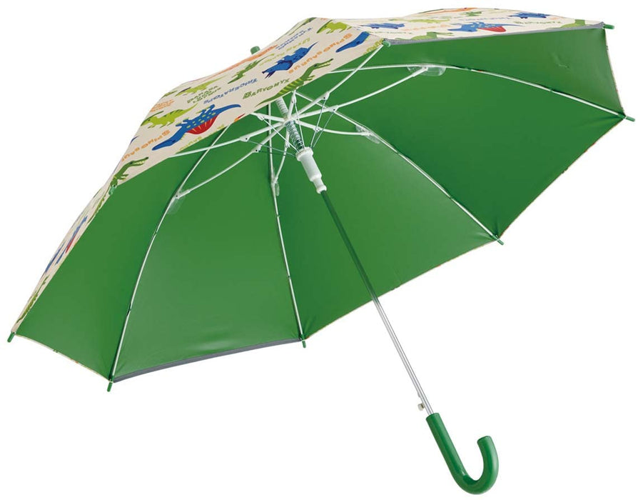 Skater-Regenschirm für Jungen mit Dinosaurier-Motiv, 55 cm, 8 Rippen, UV-Schutz, One-Touch-Sprung, für 9–10 Jahre