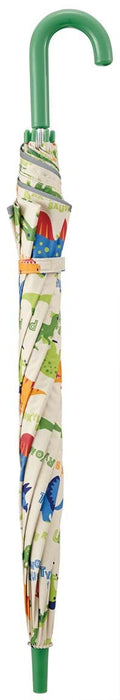 Skater-Regenschirm für Jungen mit Dinosaurier-Motiv, 55 cm, 8 Rippen, UV-Schutz, One-Touch-Sprung, für 9–10 Jahre