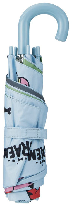 Parapluie Skater Doraemon Dinosaur Walk pour 7 à 8 ans, 6 côtes, protection contre les UV, étui de rangement ouvert sans danger pour les doigts inclus
