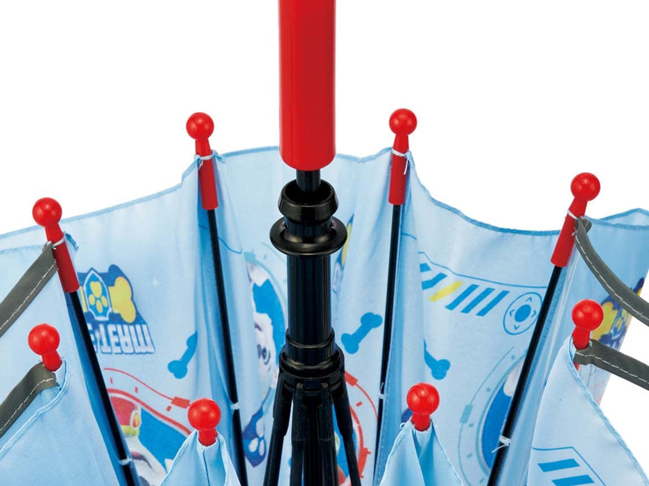 Skater Boys 45 cm Paw Patrol Regenschirm, geeignet für Kinder im Alter von 5–6 Jahren, transparentes Fenster, handbedient, 8-Rippen, UB45-A
