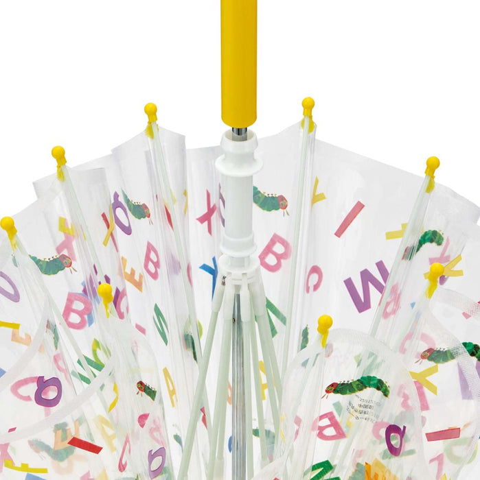 Skater Hungry Caterpillar Alphabet Parapluie 40 cm Ouverture manuelle sécurisée 8 baleines pour les 3-4 ans