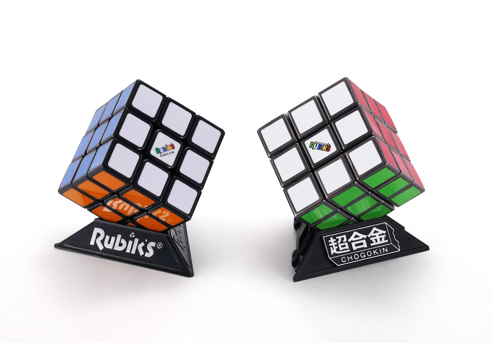 Bandai Chogokin Rubik's Cube 145 mm ABS moulé sous pression peint figurine mobile