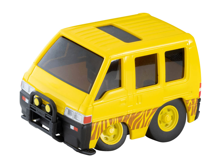 Tomytec Choro Qs-08A Mitsubishi Delica Star Wagon 4WD Yellow Finished Product