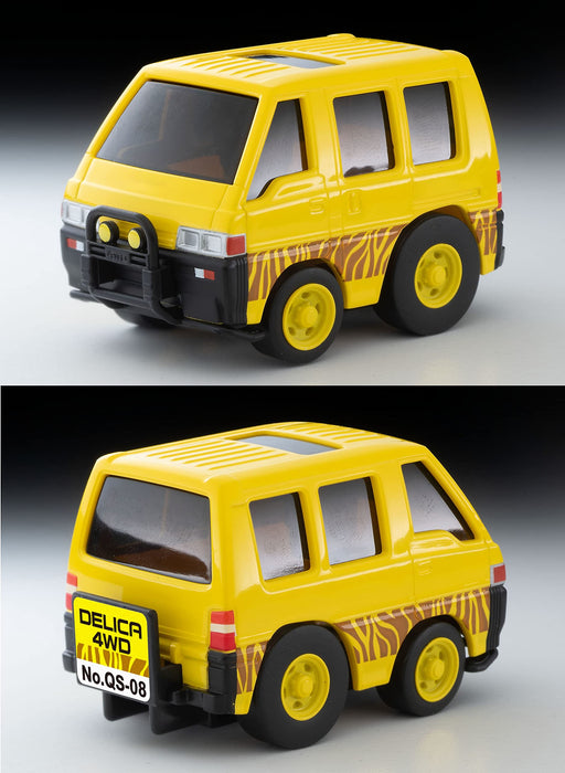 Tomytec Choro Qs-08A Mitsubishi Delica Star Wagon 4WD Yellow Finished Product