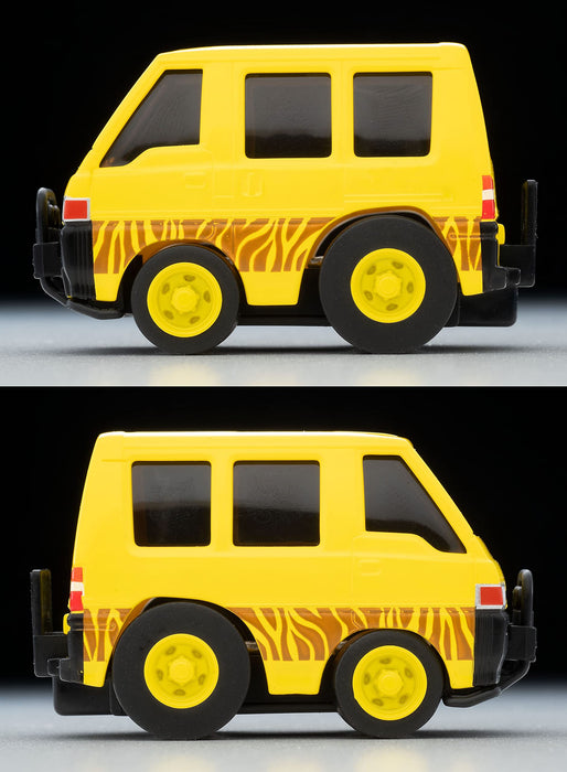 Tomytec Choro Qs-08A Mitsubishi Delica Star Wagon 4WD Yellow Finished Product