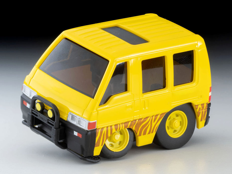 Tomytec Choro Qs-08A Mitsubishi Delica Star Wagon 4WD Yellow Finished Product