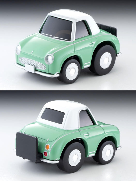 Tomytec Choro Qs-11A Nissan Figaro Vert Blanc Modèle Fini