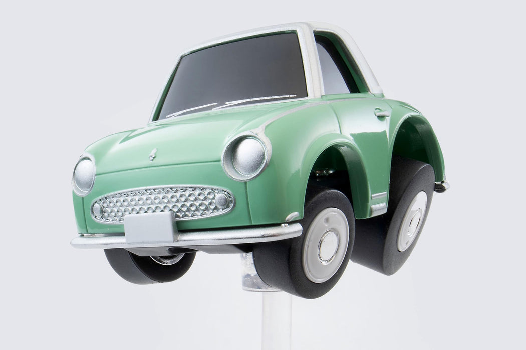 Tomytec Choro Qs-11A Nissan Figaro Grün Weiß Fertigmodell