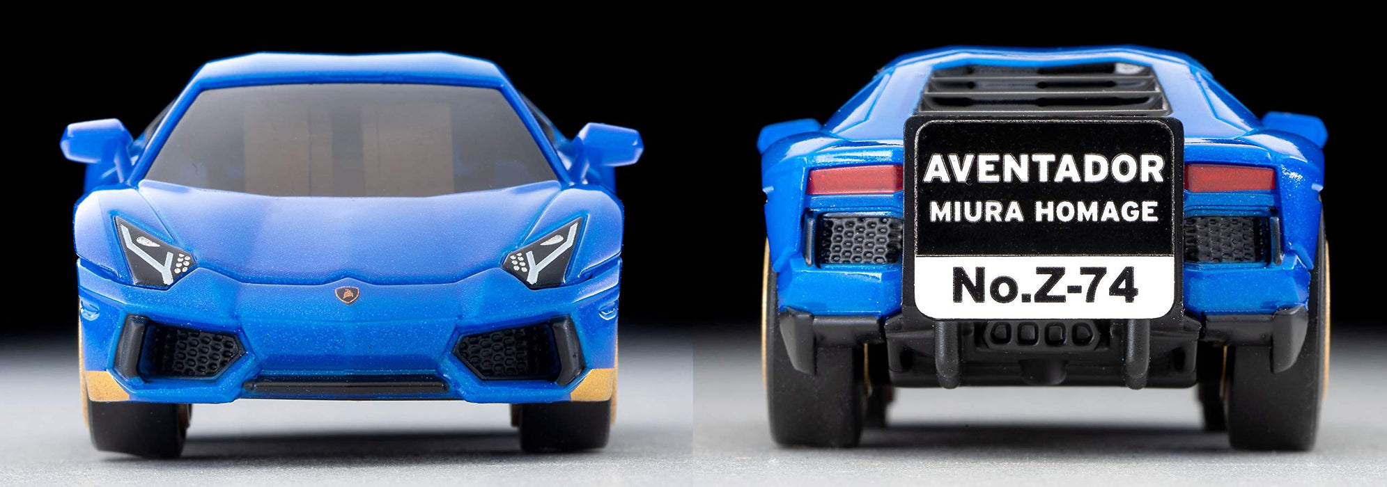 Tomytec Choro Qzero Z-74B Lamborghini Aventador Miura Hommage Bleu 314073