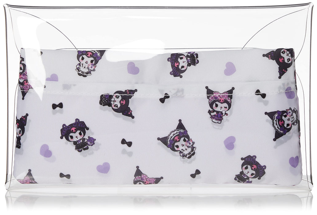 Coffret transparent multi-cartes avec pochette Sanrio Kuromi Flyer Series